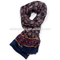 2015 Новый Vintage печатных Hemming Турция Мужчины атласные шелковые шаль Турция шарф